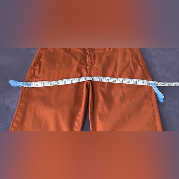 Frank & Eileen WICKLOW The Italian Chino Italian Performance Twill Size: 4 RUST - Picture 13 of 15